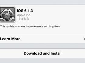 iOS 6.1.3正式发布 修复锁屏漏洞