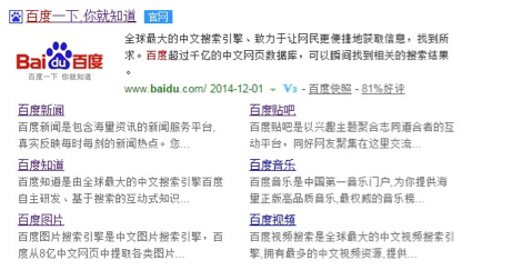  Baidu site sub chain online operation