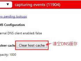 Chrome浏览器清除dns缓存方法