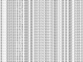  There are a lot of qiniu_do_not_delete.gif records in the Qiniu log