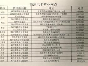  Beijing Electric Vehicle Expressway Charging Card Latest Handling Network and Instructions