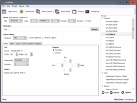 开源视频转换工具HandBrake 1.0.0版本发布及官方下载