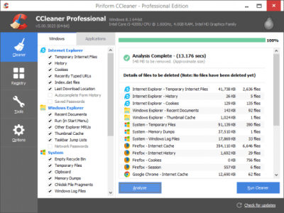  Official version download of CCleaner 5.46.6652